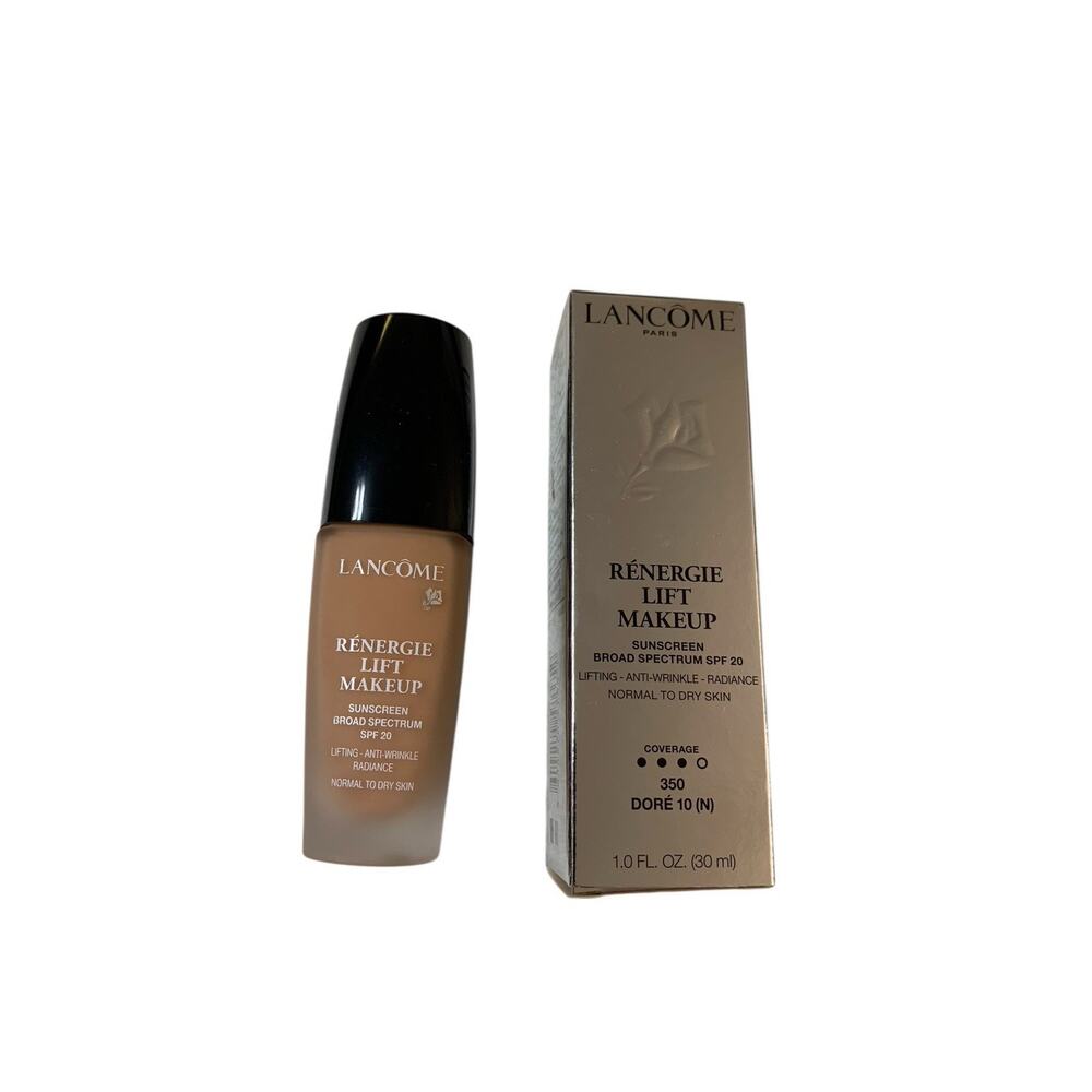 Lancome Renergie Lift makeup SPF20 in 350 Dore 10  (N) 1 oz / 30‎ ml  NIB Rare!